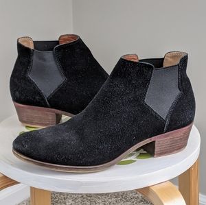 Lucky Brand Suede Ankle Booties